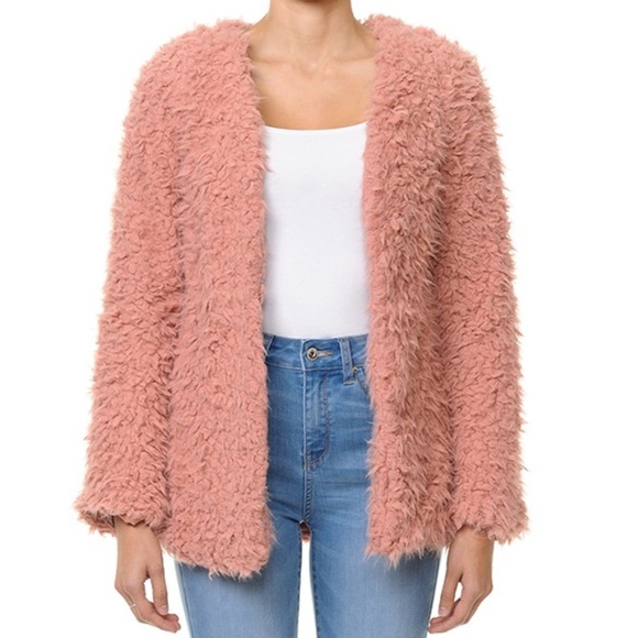 TEDDY FAUX FUR JACKET - Picture 2 of 4